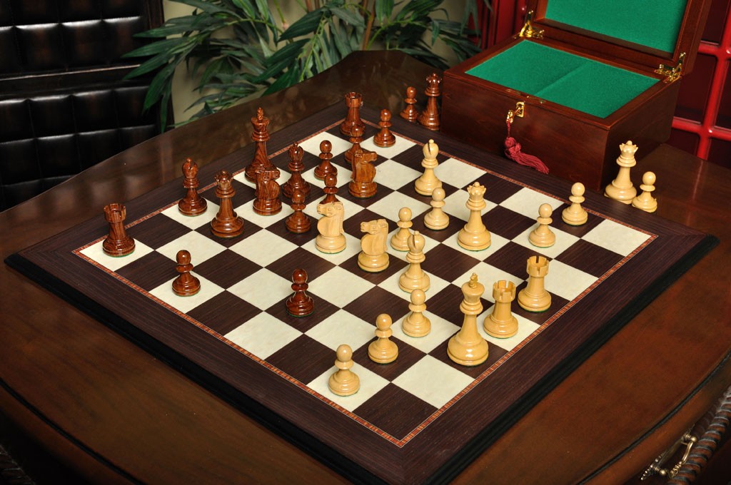 Chess set used for Boris Spassky vs Bobby Fischer, Reykjav…